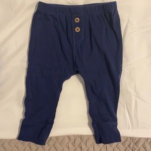 Navy blue baby boy joggers.